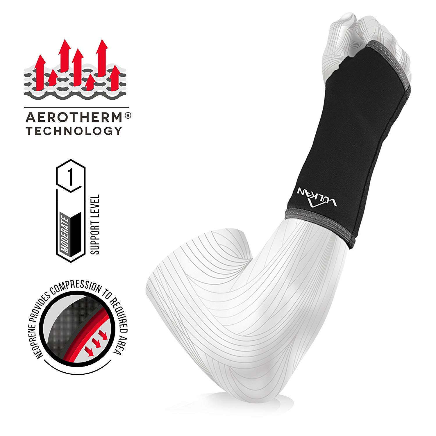 VULKAN Classic Long Wrist Support, Medium - Image 3