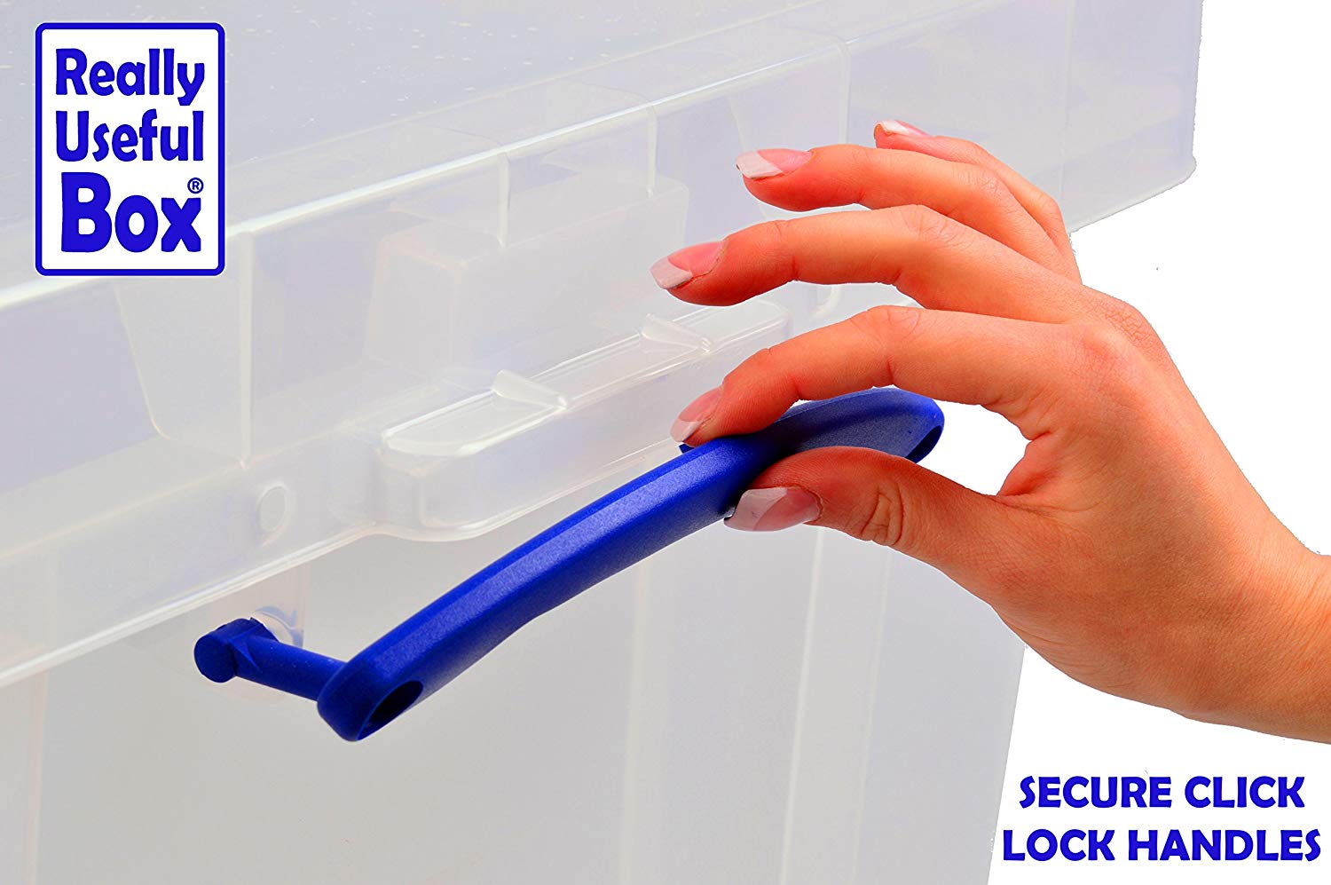 Really Useful Box Plastic Storage 18 Litre Clear, 18 Litre x 1 - Image 4