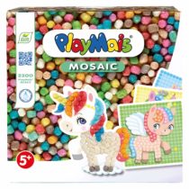 PlayMais MOSAIC Dream Unicorn creative craft kit for girls & boys from 3 years | 2300 6 mosaic templates with unicorns | stimulates creativity & motor skills | natural toy