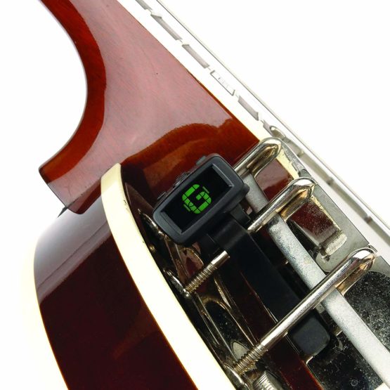 D'Addario Micro Banjo Tuner - Multi-color display - Digital Tuner - Non Marring Hoop Bracket - Fast & Accurate Tuning - Visual Metronome - Image 2