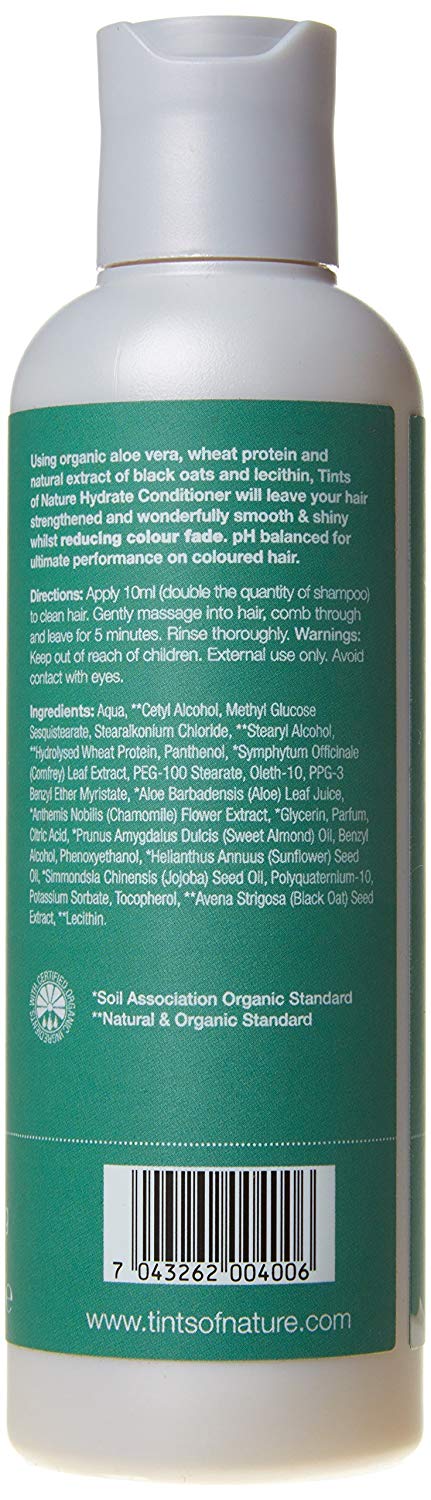 Tints of Nature Natural and Organic Hydrate Conditioner, with Chamomile and Sweet Almond Oil, 1 x 200ml, 200 ml (Pack of 1) - Image 2