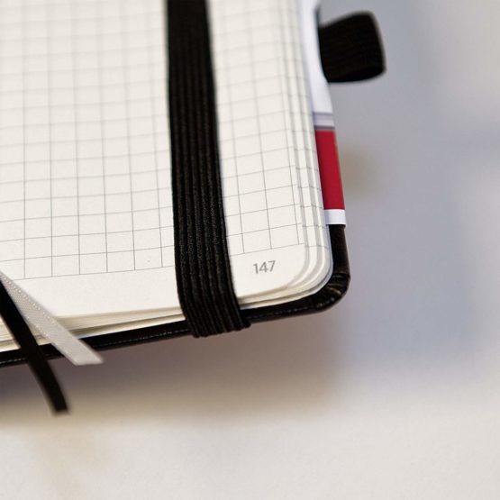Brunnen Kompagnon 96-Page Squared Notepad Lineature 22 Black 12.5 x 19.5 cm - Image 2