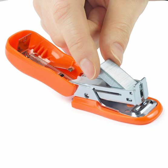 Rapesco 1410 26/6 mm Bug Mini Stapler - Orange - Pack of 1000 - Image 3