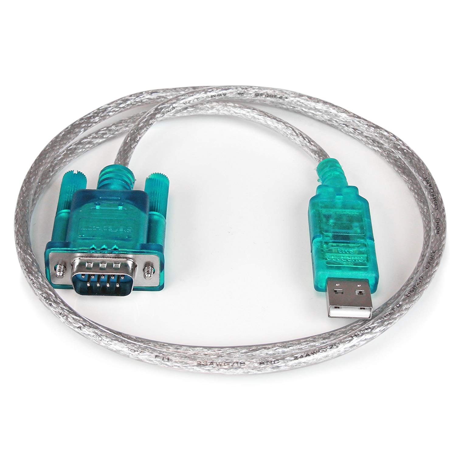 StarTech.com 3ft (91cm) 1-Port USB to RS232 DB9 Serial Adapter Cable, USB to Serial Adapter Cable - M/M, 3ft | screws - Image 4