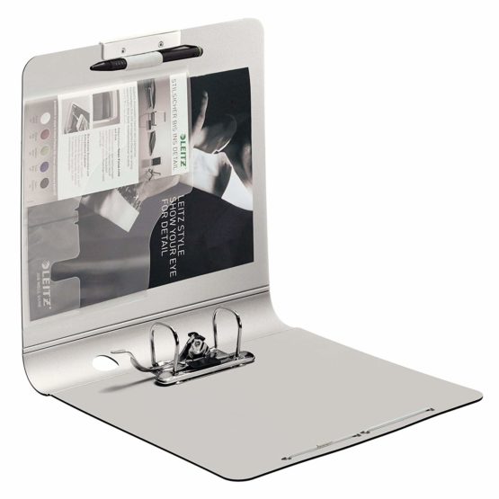 Leitz Lever Arch File, Assorted, A4, Curved spine 6.5 cm width, Elastic fastening, Light polyfoam, Style Range, 11090099 - Image 2