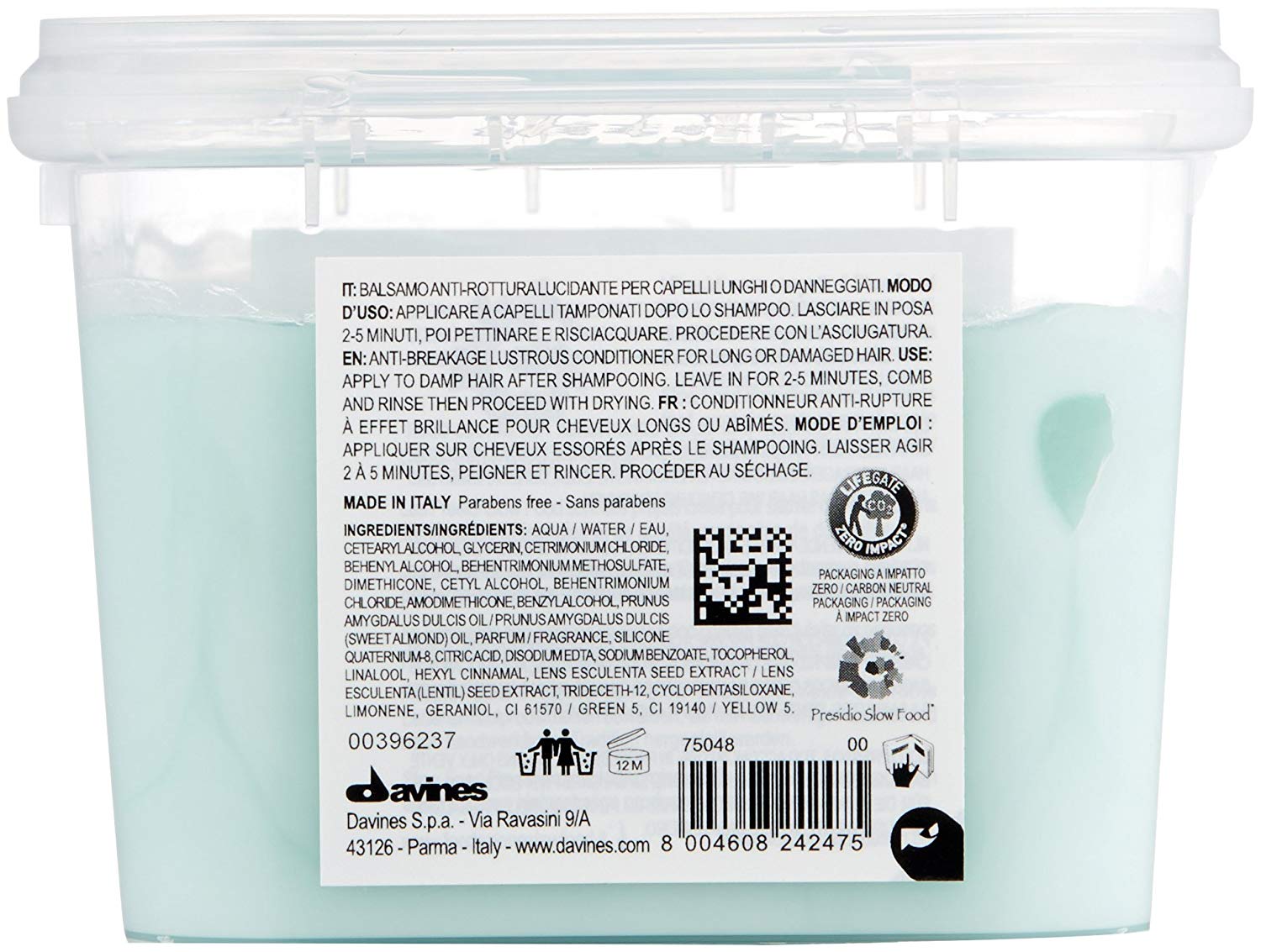 Davines Dav Eh Melu Conditioner 250 ml (Pack of 1), Mehrfarbig - Image 2