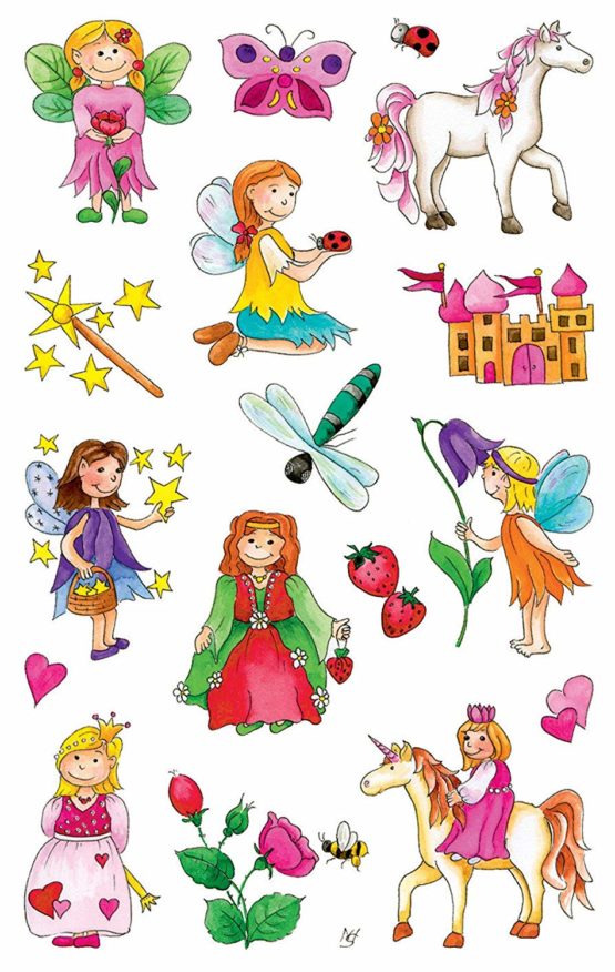 Avery Zweckform 53208 Children's Stickers, Fairies, 34 Stickers