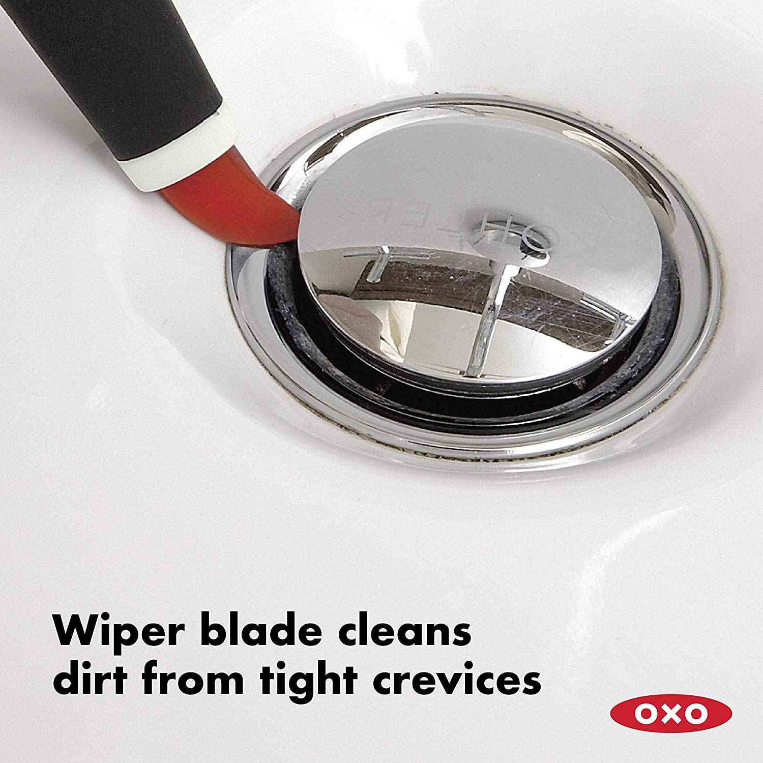 OXO 1285700 Good Grips Deep Clean Brush Set - Orange, White - Image 2