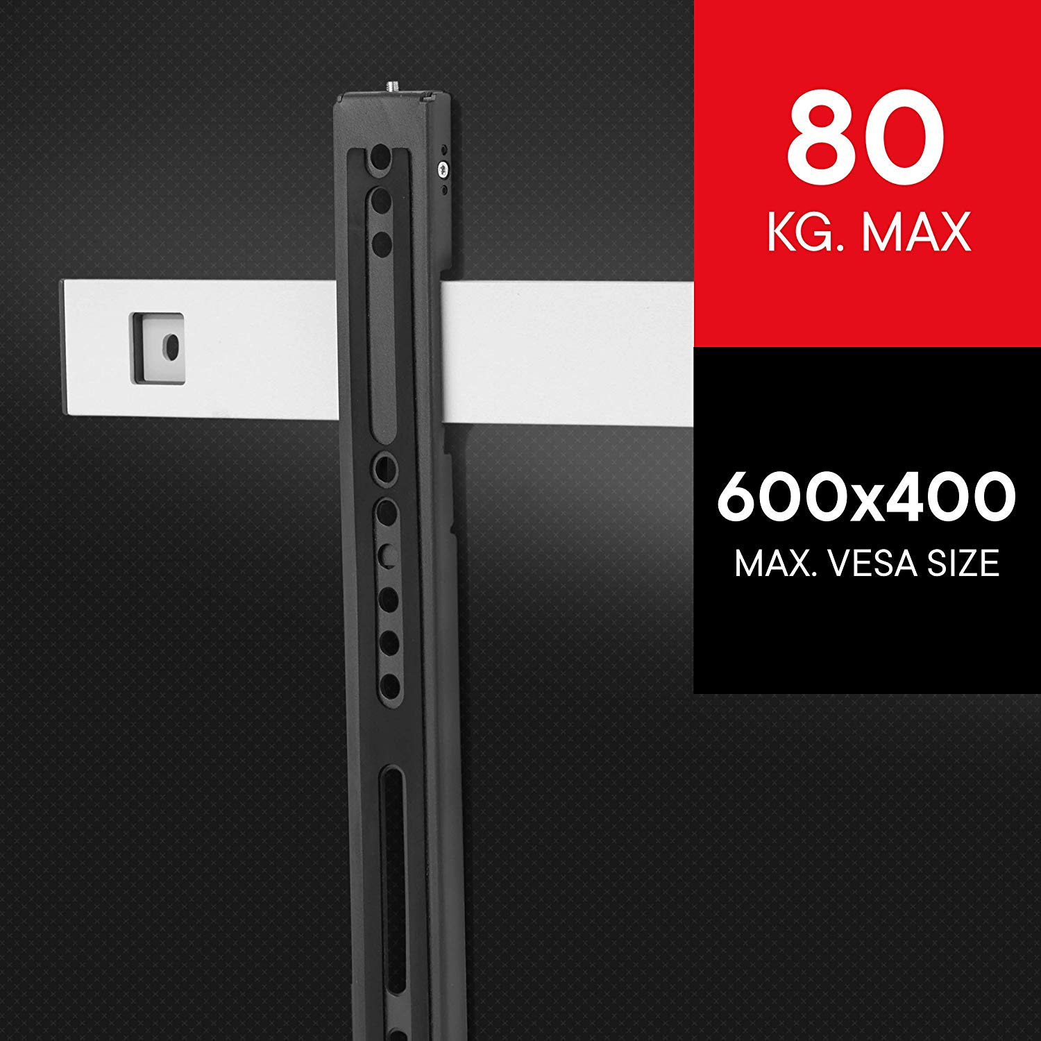 One For All Ultra Slim TV Wall Bracket Mount, Screen size 32-84", For All types of TVs, Max Weight 80kgs - Image 4