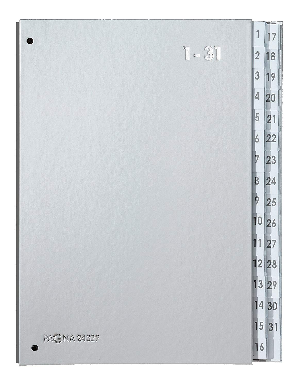 Pagna 24329-14 Organiser File 265 x 340 x 40 mm 32 Sections 1-31 Silver, Grey,Silver, a4