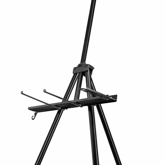 Walimex pro Aluminium Studio Easel XL 180 cm - Large easel with wide range of use, for canvas up to 140cm height and 4cm depth, only 1,12kg, holder for colours, brushes, incl. bag - Image 4