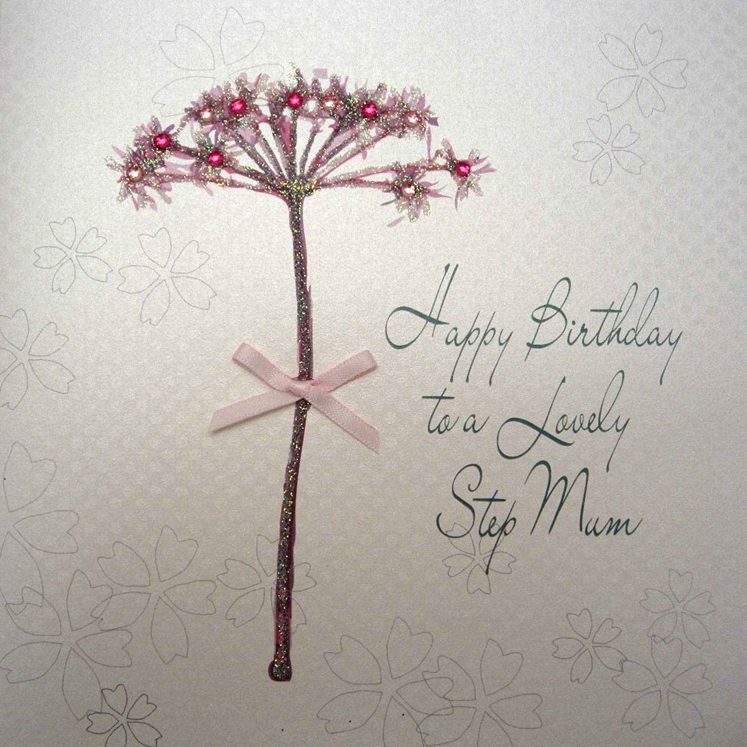 WHITE COTTON CARDS Handgefertigte Geburtstagskarte „Alter 70“ – Mit Glitzer & Strass, 16 X 16 Cm, Inkl. Umschlag