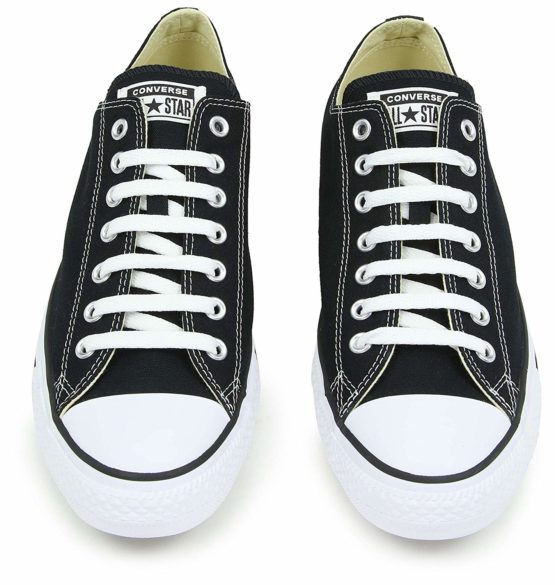 Converse All Star Ox Canvas Black Trainers-UK 5.5 - Image 3