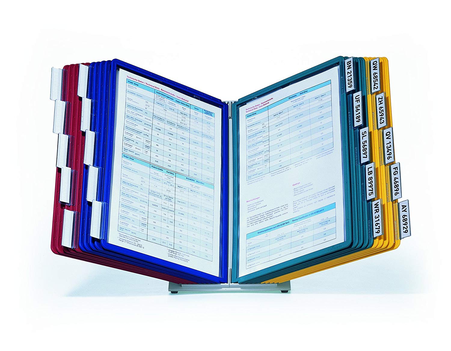 Durable VARIO Display Panel Desk Unit, Assorted, 20 boards - Image 4