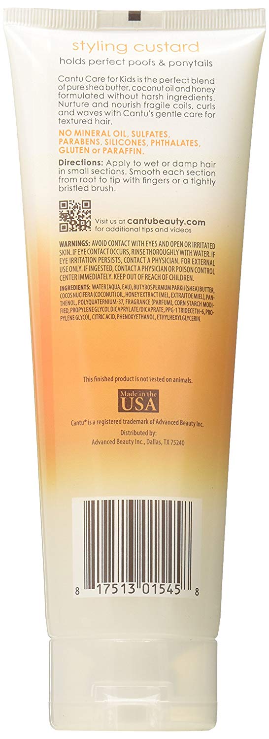 Cantu Styling Custard Hair Care for Kids Shea Butter, Coconut,227 g (Pack of 1) (Packaging may vary), Other, 227 ml (Pack of 1) - Image 2