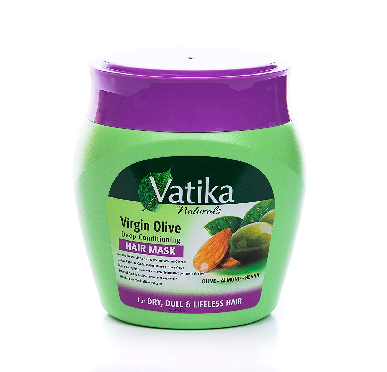 Vatika Naturals Multivitamin Virgin Olive Hair Mask - 500g, Colourless, 500 g (Pack of 1)