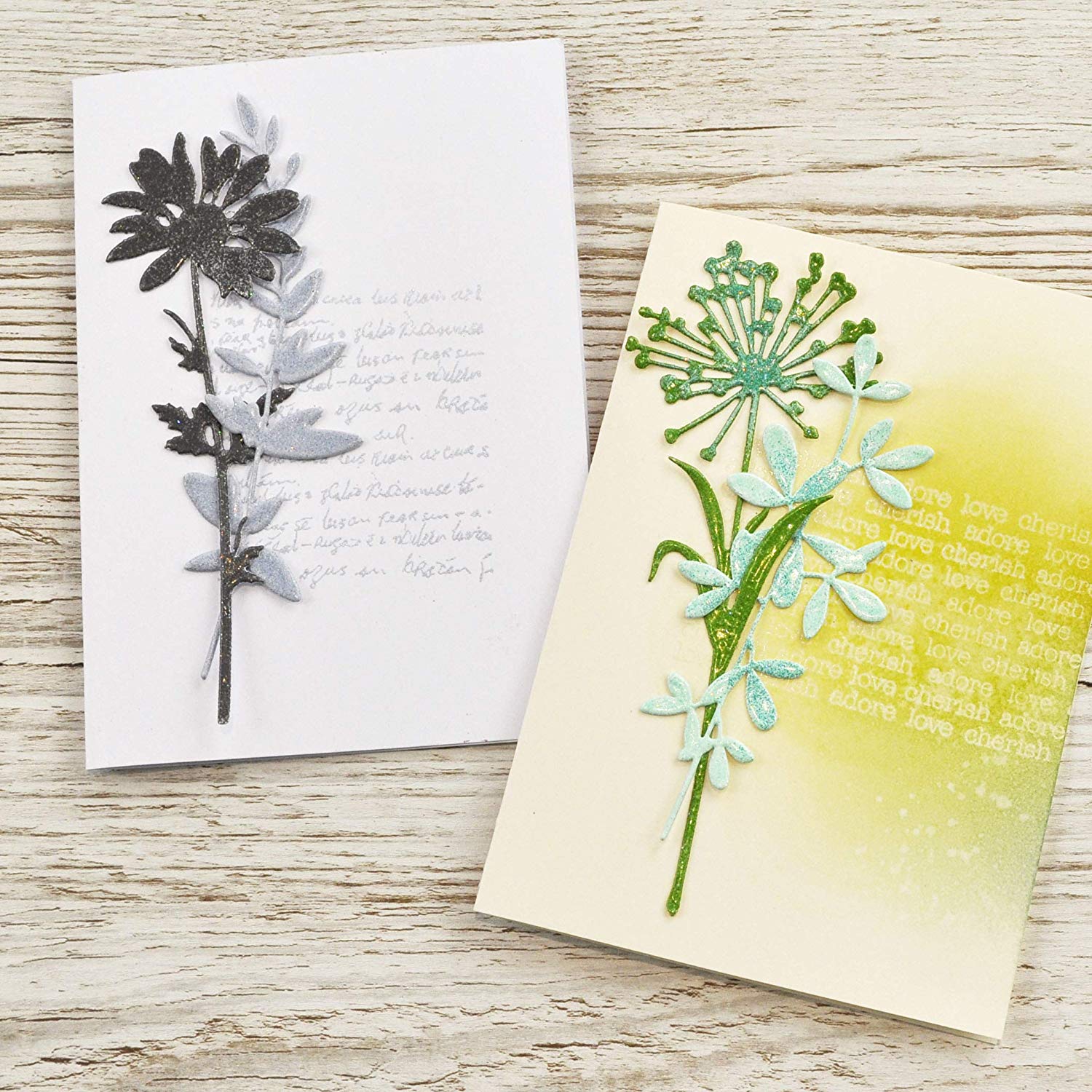 Sizzix Thinlits Die Set 664164, Wildflower Stems #2 by Tim Holtz, 5 Pack, One Size, Paper, Multi-Colour Colour - Image 3