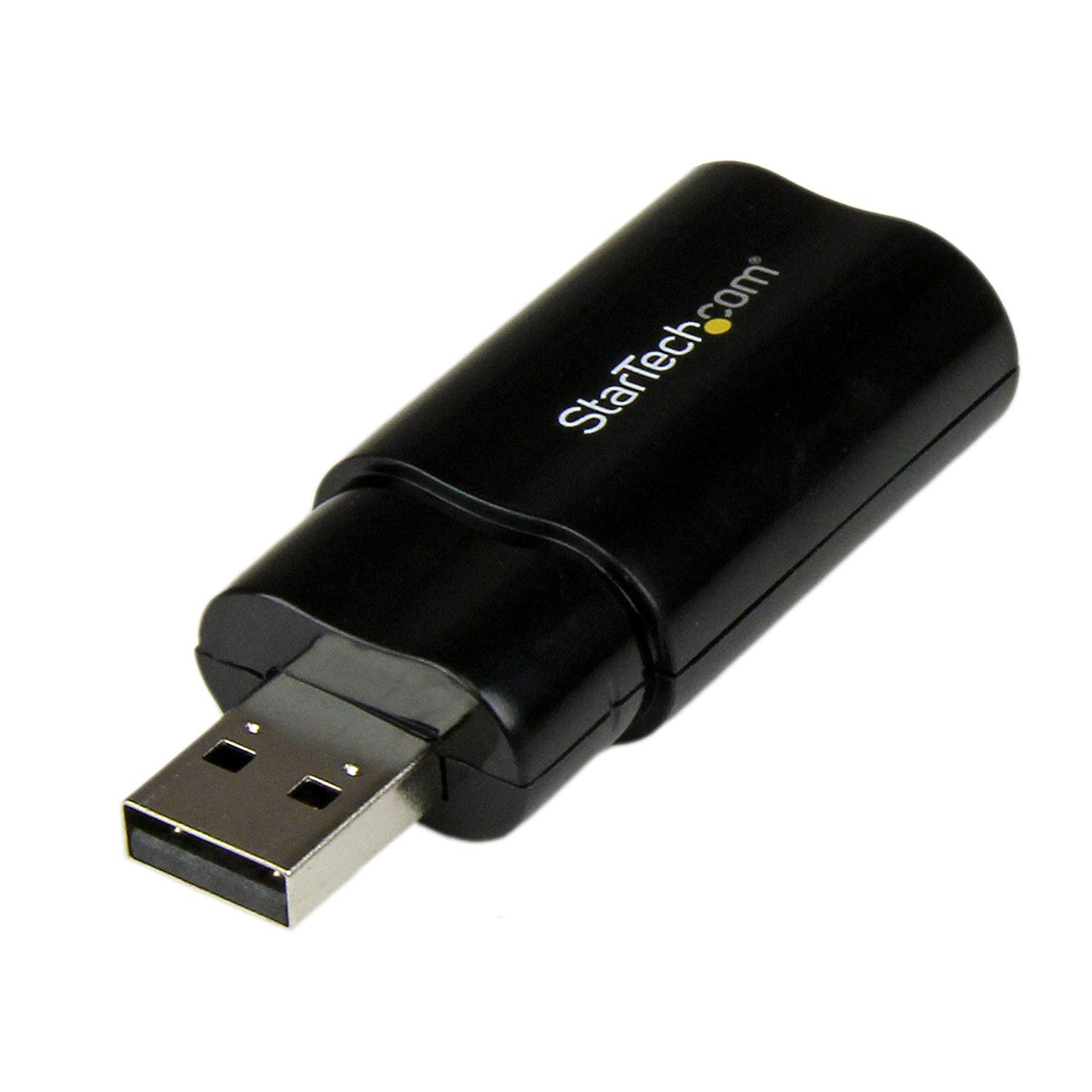StarTech.com USB Stereo Audio Adapter External Sound Card, black, 300 Mbps N - Image 2