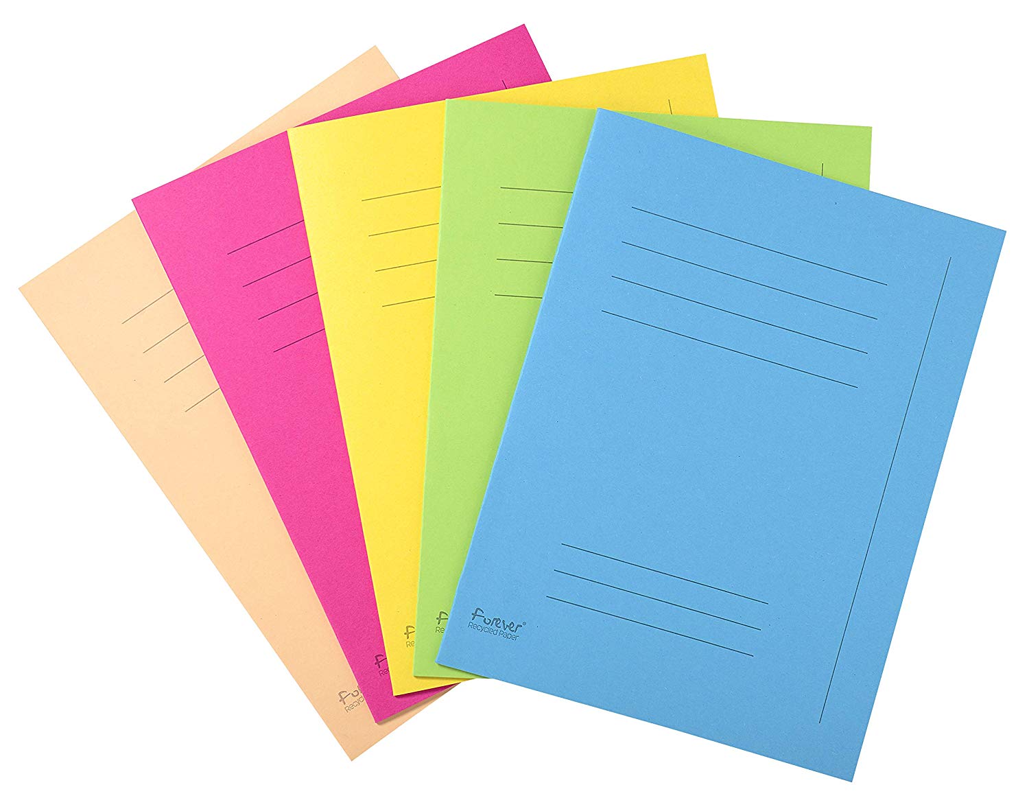 Exacompta, Ref 435000E, Forever Printed Square Cut Folder, 240 x 320mm in Size, Suitable for Storing A4 Documents