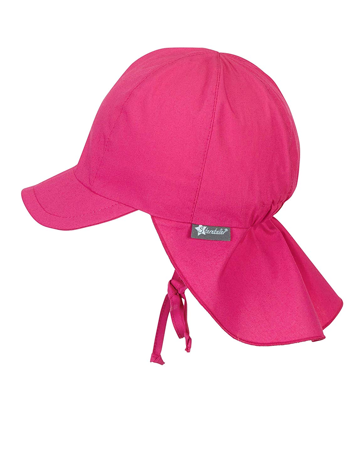 Sterntaler Baby Girls Schirmmütze M. Nackenschutz 1511410 Cowboy Hat, 43 Cap, Purple (Magenta 745), Xx-Large (Manufacturer Size: 43) - Image 2