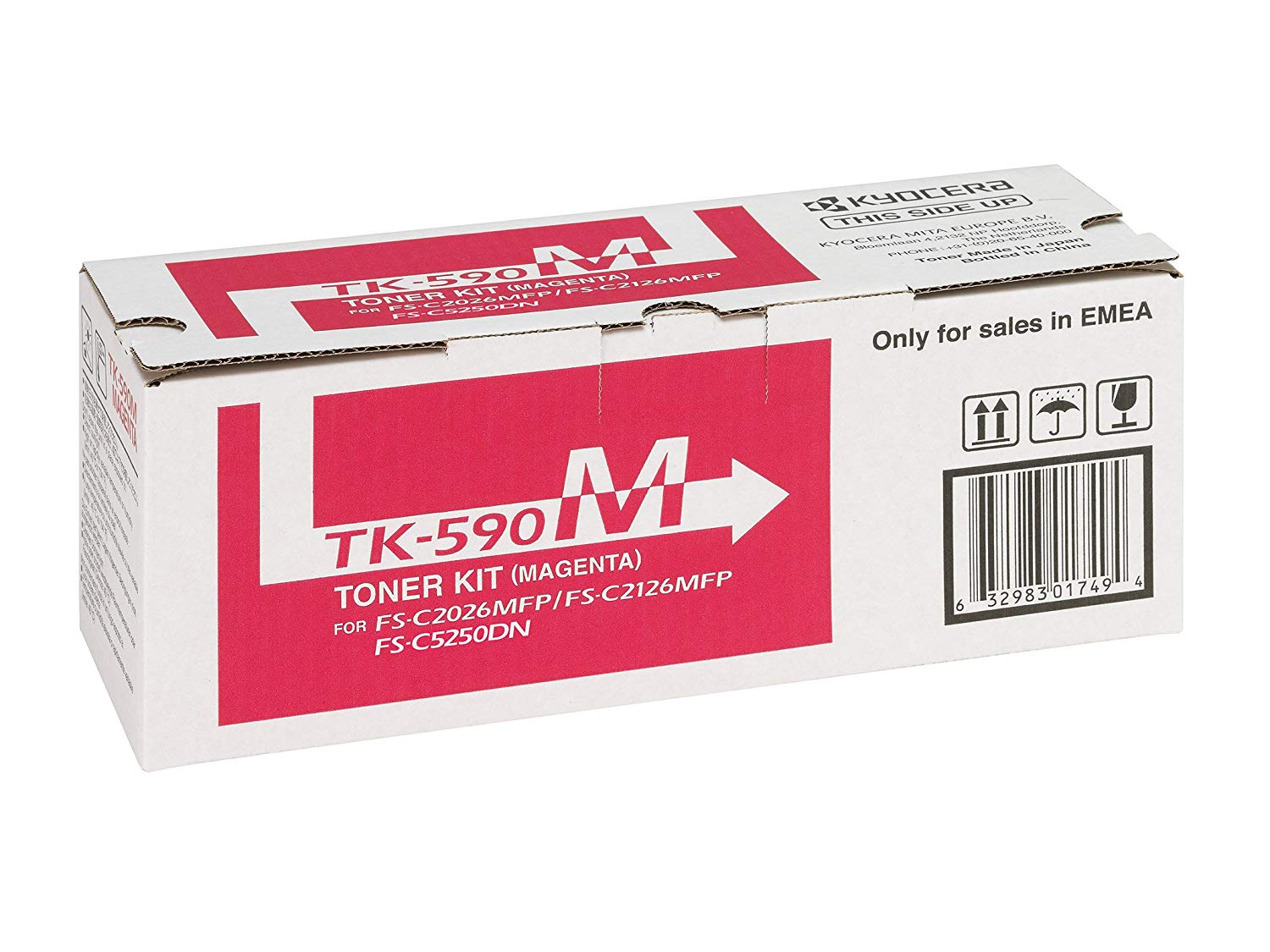 Kyocera Toner Cartridge TK-590 M, MAGENTA, 5.000 Pages High Capacity Genuine Premium Printer Toner, 1T02KV0NL0, 0T2KVANL - Image 2