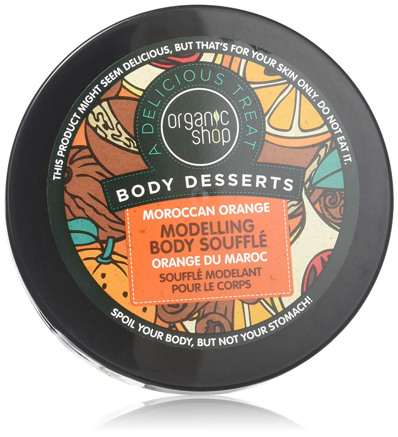 Organic Shop Body Desserts Moroccan Orange Modelling Body Soufflé, 450 ml, 450 ml (Pack of 1)