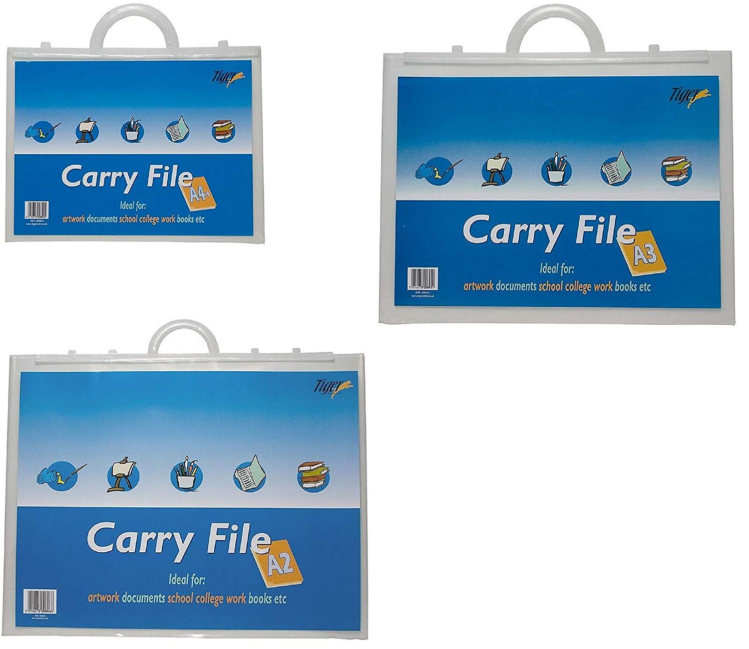 Artcare Mapac A3 Art Project Carry Case, 45x10x36 cm, Clear