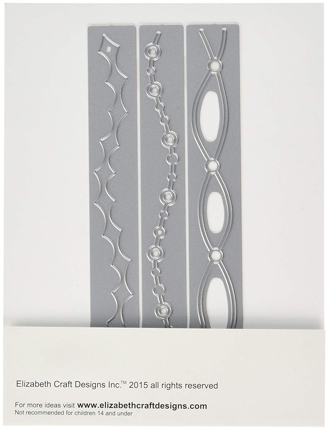 Elizabeth Craft Designs Metal Die Jewels 1, 6-inch , ECD1123, Grey, 15.5x2x0.1 cm - Image 2