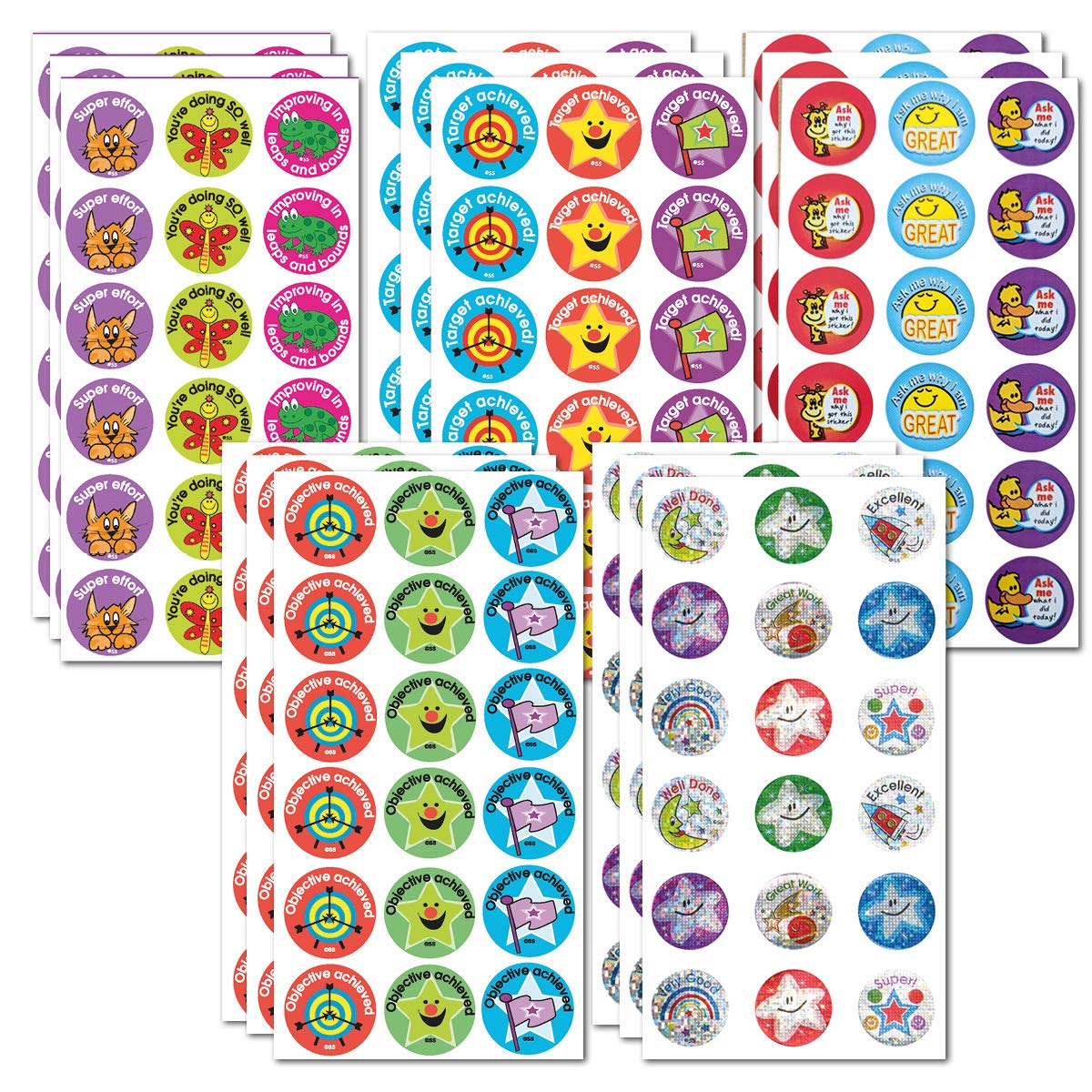 Sticker Solutions Effort Stickers (Pack of 270)