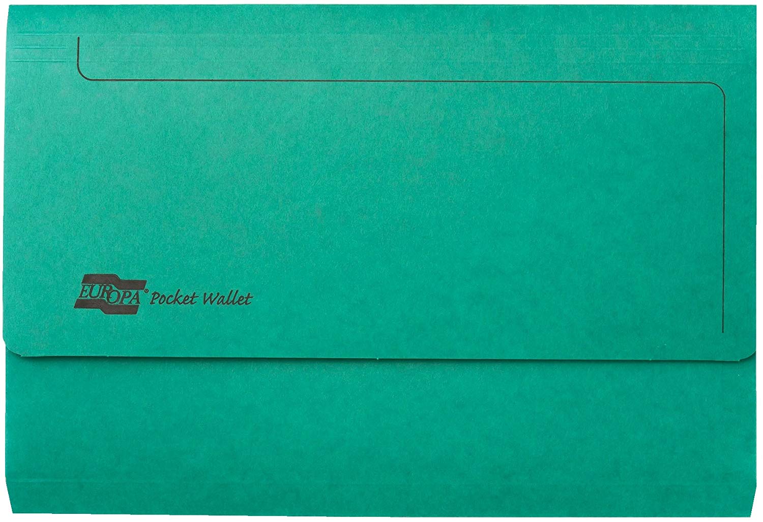Exacompta, Ref 5253Z, Europa, Pocket Wallet, 356 x 242mm, Half Flap Front for Security 300 Micron Premium Pressboard