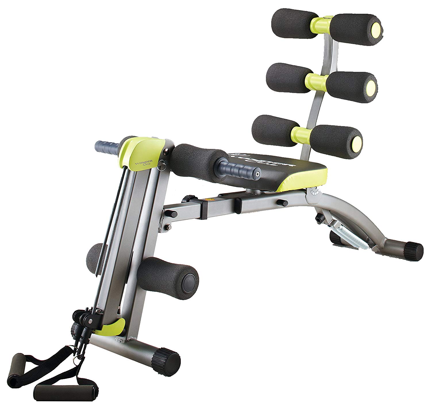 Wonder Core 2, 12 in 1 Exercise Machine, Built in Twisting Seat and Rower for At Home Gym Workouts, Core Strength Training