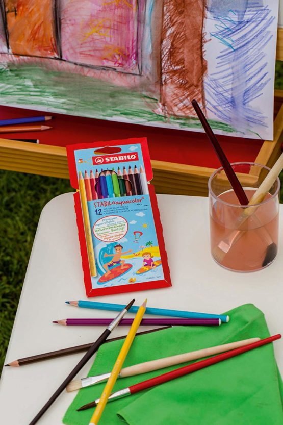Colouring Pencil - STABILO Aquacolor Wallet of 24 Assorted Colours - Image 4