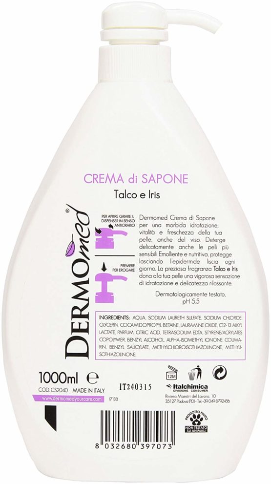 Dermomed Soap Talco E Iris Ml.1000 - Image 2
