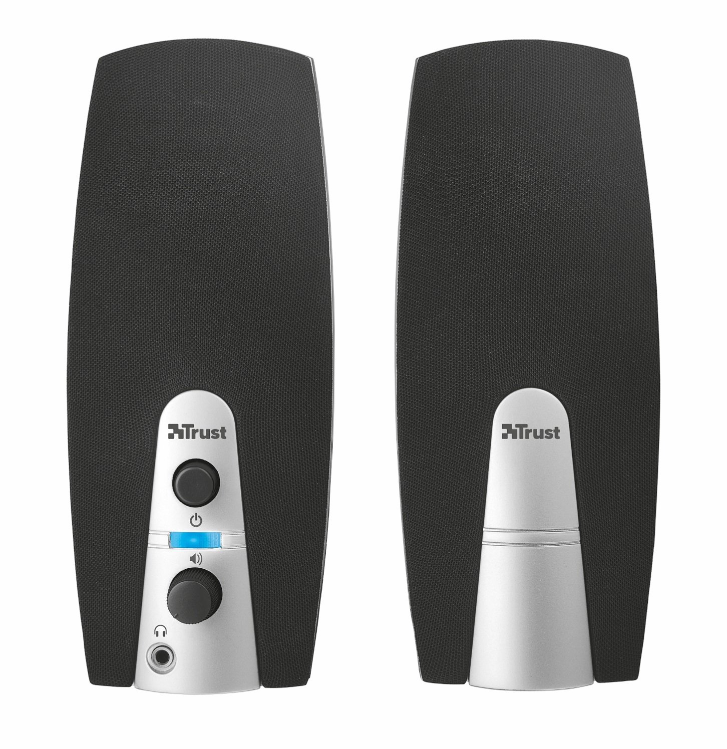 Trust 16697-04 Mila 2.0 USB Powered PC Speakers for Computer and Laptop,5 W (10 W Peak hr) - Silver - Image 2