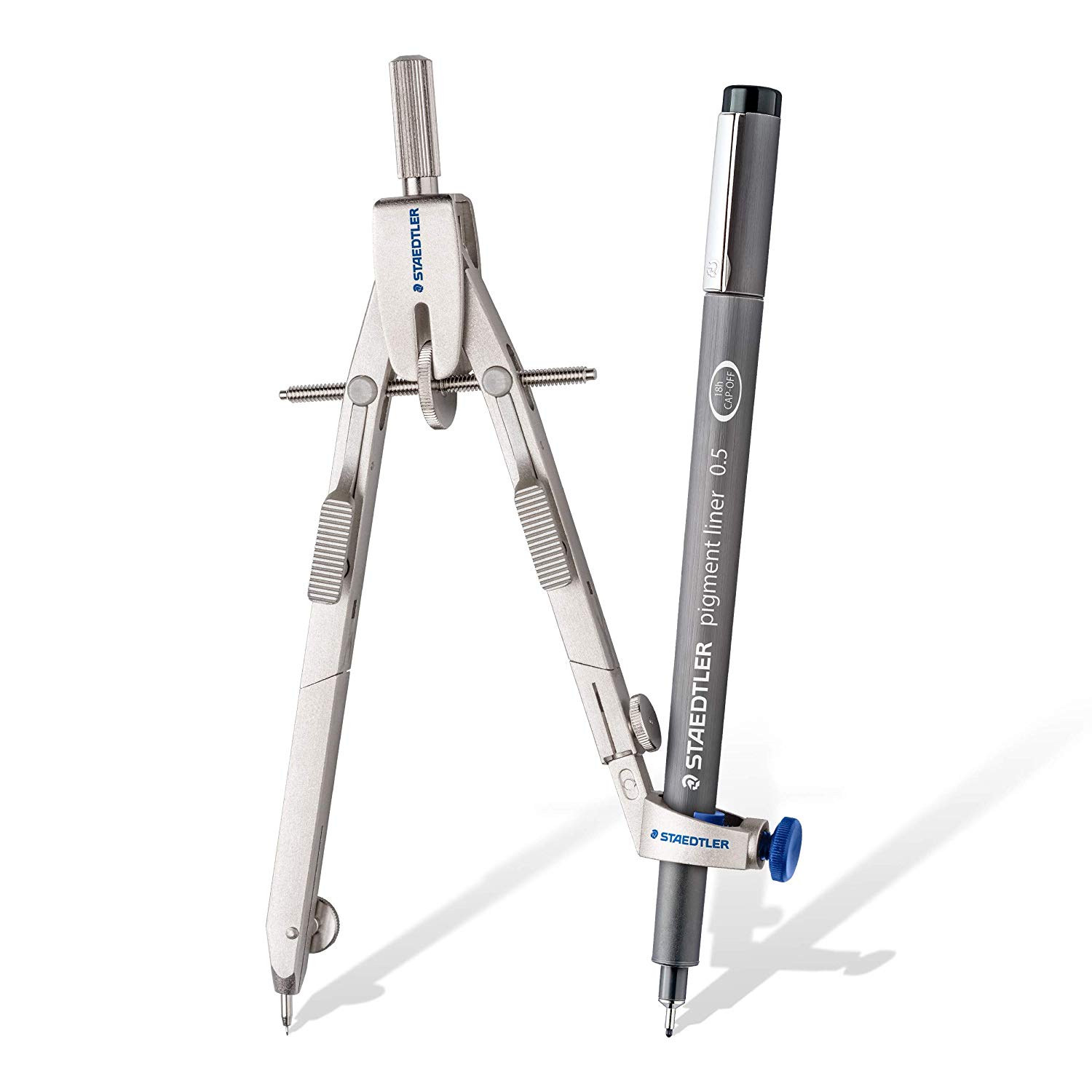 STAEDTLER Mars Professional 555 Compass Set with Lead Part, Extension