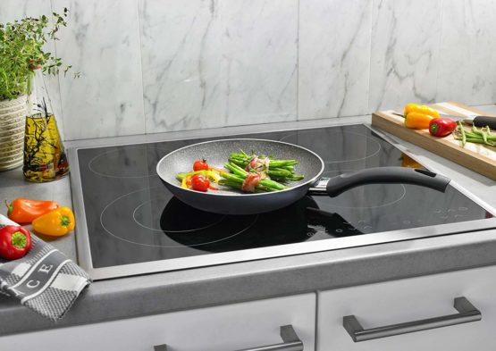 Ballarini 1006545 Frying Pan with Non-stick Coating, Suitable for induction, With temperature control, 28 cm, Aluminium, Bologna Granitium, Black - Image 3