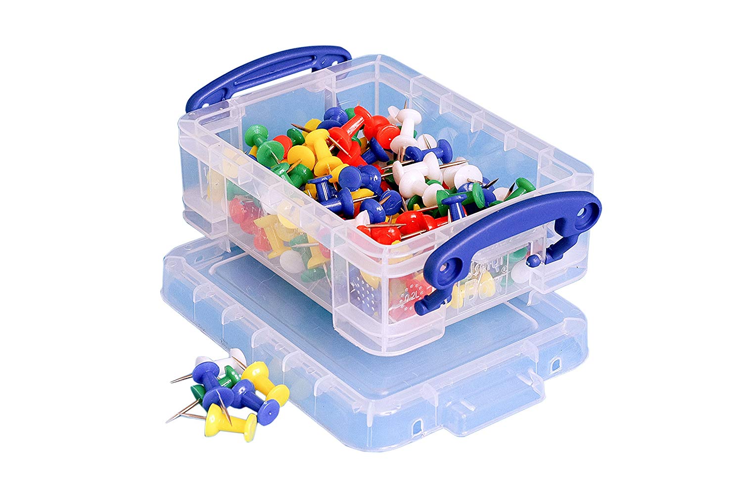Really Useful Plastic Storage Box 0.2 Litre Clear (Pack of 10) - Image 2
