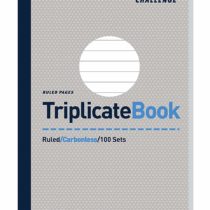 Challenge Triplicate Book Carbonless Ruled 210x130mm Ref D63061 [Pack of 5]