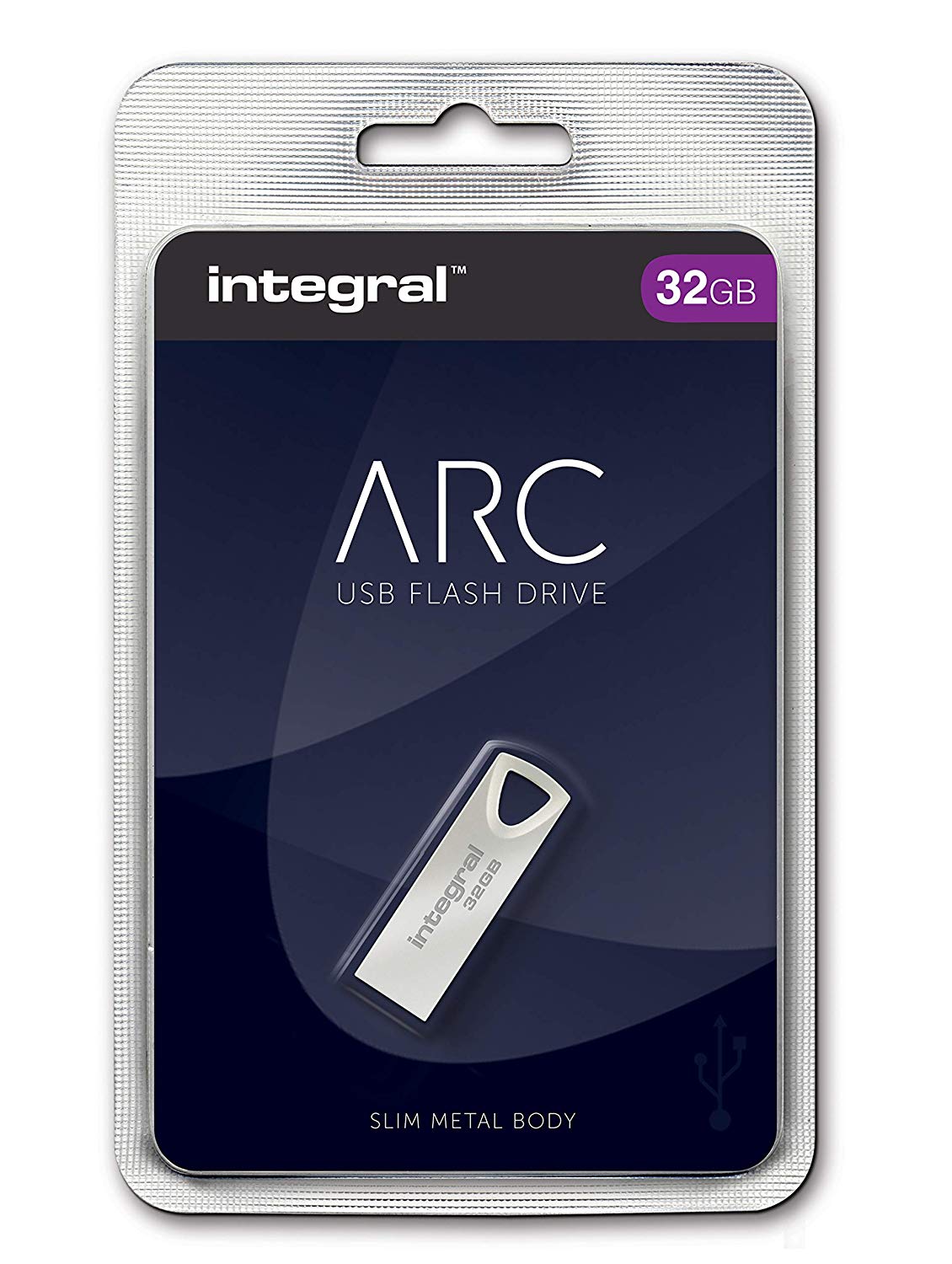 Integral 32GB USB Memory 2.0 Flash Drive Arc with metal casing for keyring a stylish and elegant solution to transfer and back-up your files - Image 4