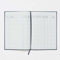 Exacompta Guildhall Account Book, 298x203mm, 8 Cash Columns, Blue