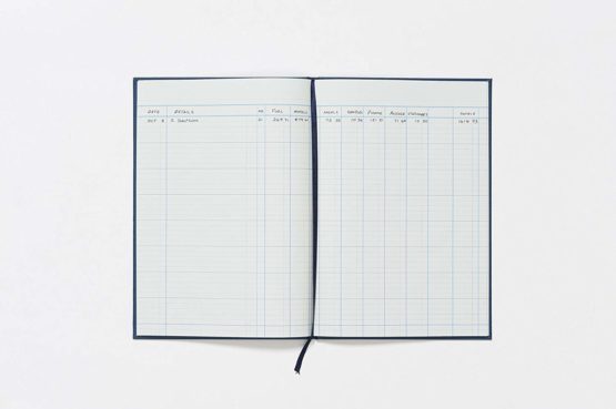 Exacompta Guildhall Account Book, 298x203mm, 8 Cash Columns, Blue