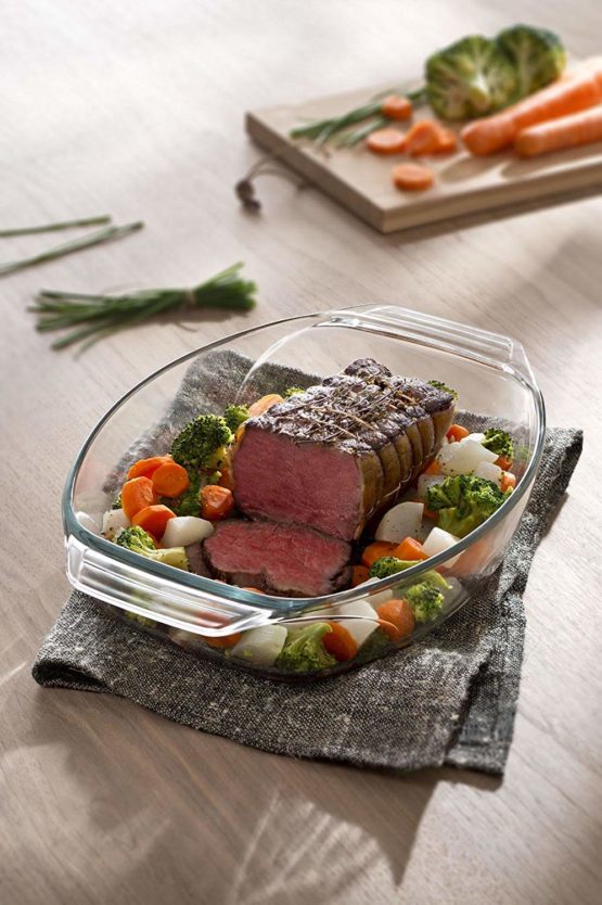 Pyrex Optimum Glass Oval Roaster High Resistance Easy Grip 35x24 cm, 2 - Image 4
