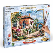Schipper Malen nach Zahlen-609240795 609240795 Painting by Numbers-Holiday House by The Sea, 24x30 cm