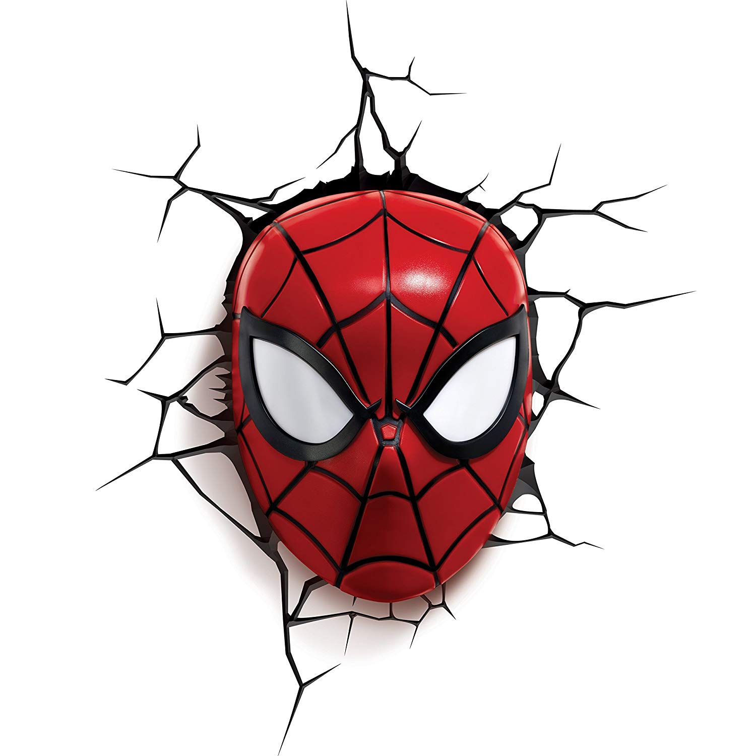 3D Light FX 816733002224 Spiderman Marvel Spider Man Mask 3D Wall
