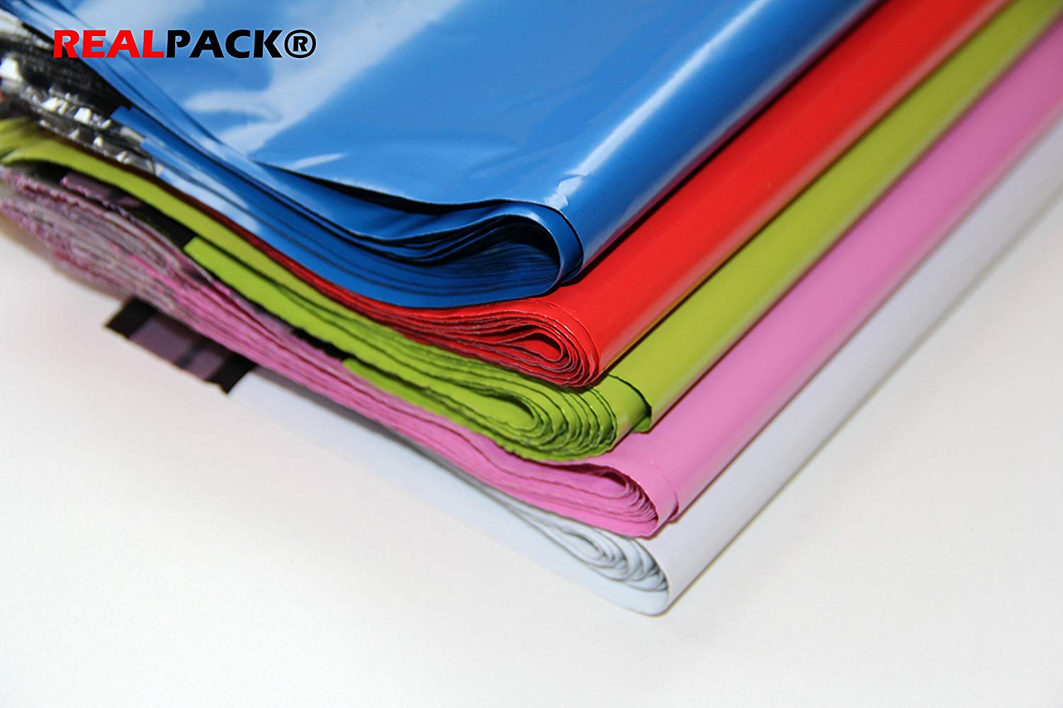 Realpack 100 x Blue Plastic Poly Mailing Bags Envelopes Size 10" x 14" 245mm x 345Mm+(40Mm Lip) - Image 4