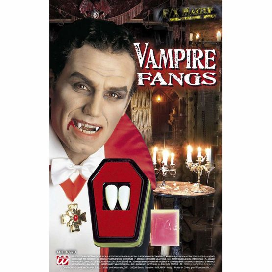Vampire Teeth Kit Professional Accessory for Halloween Dracula Fancy Dress