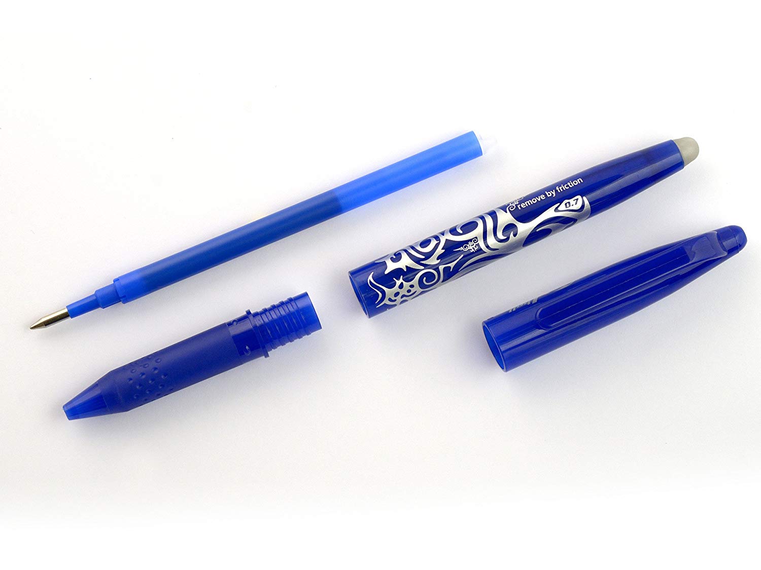 PILOT, Pack of 2 FriXion Ball 0,7, Erasable Pen, Medium, Blue + 6 Refill Blue + Remover, PEN_MARKER_INK_CARTRIDGE_REFILL - Image 4
