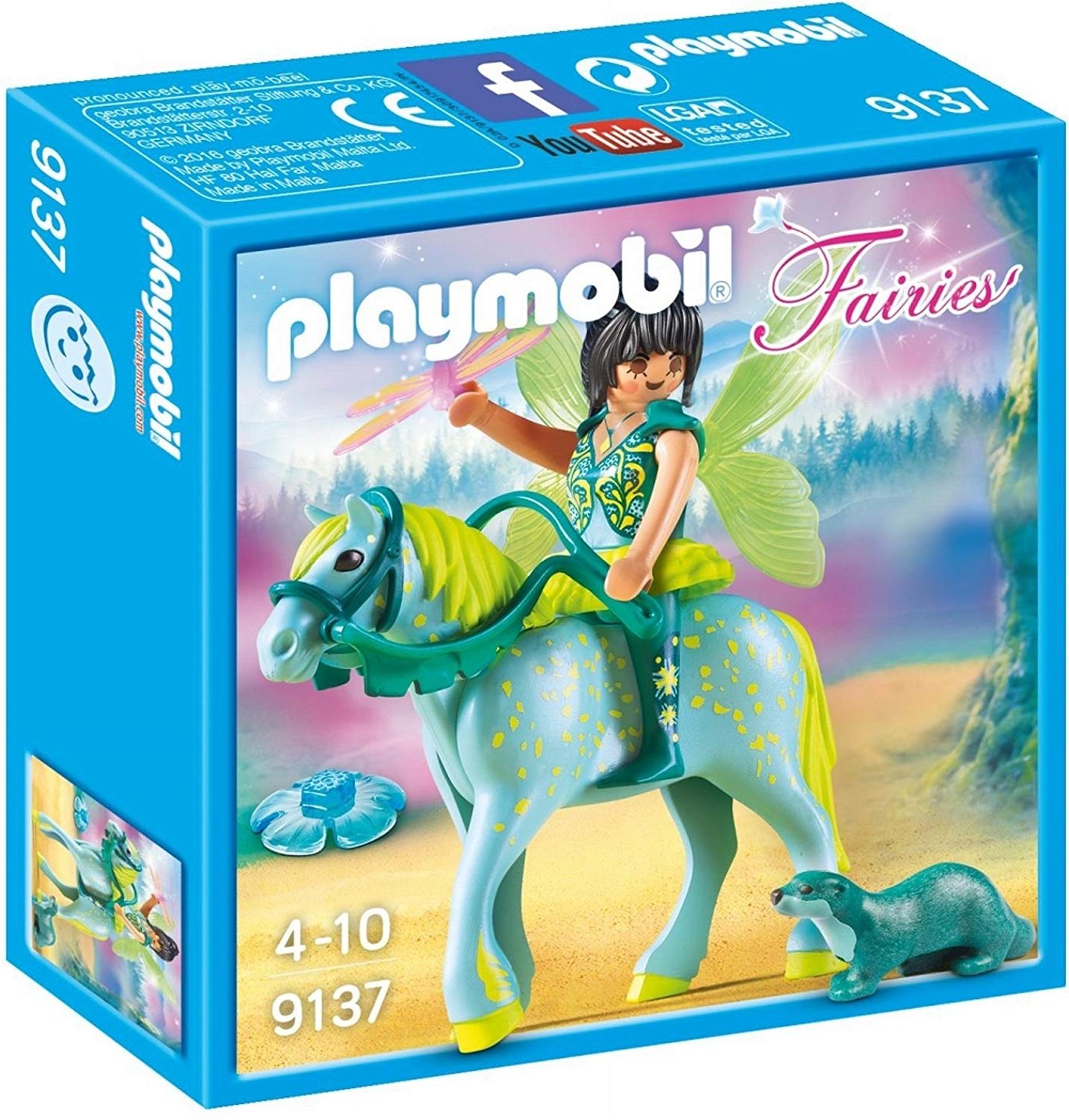 PlayMOBIL 9137 FAiries Enchanted FAiry with Horse, Fun Imaginative Role-Play, PlaySets Suitable for Children Ages 4+