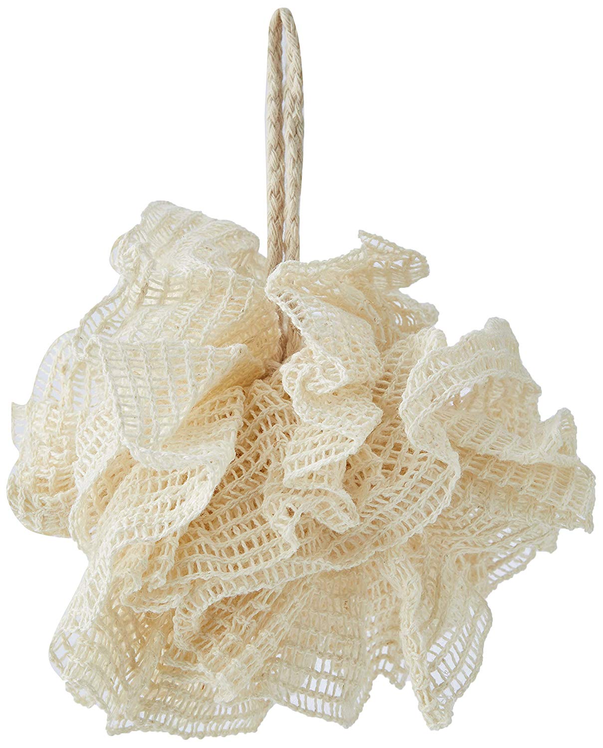 Eco Bath London Ramie Bath Puff, Soft Body Scrubber Bath Sponge for Women and Men Plastic Free