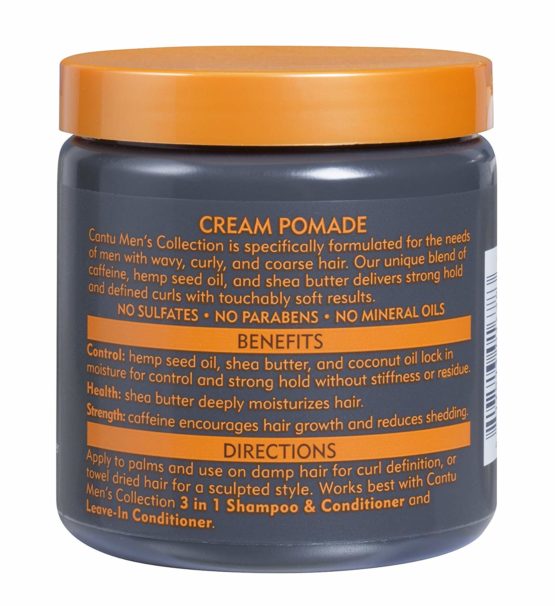 Cantu Men's Cream Pomade Strong Hold Soft Touch8oz - Image 2